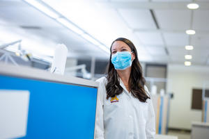 Danae Seyffer in the pre-clinical area